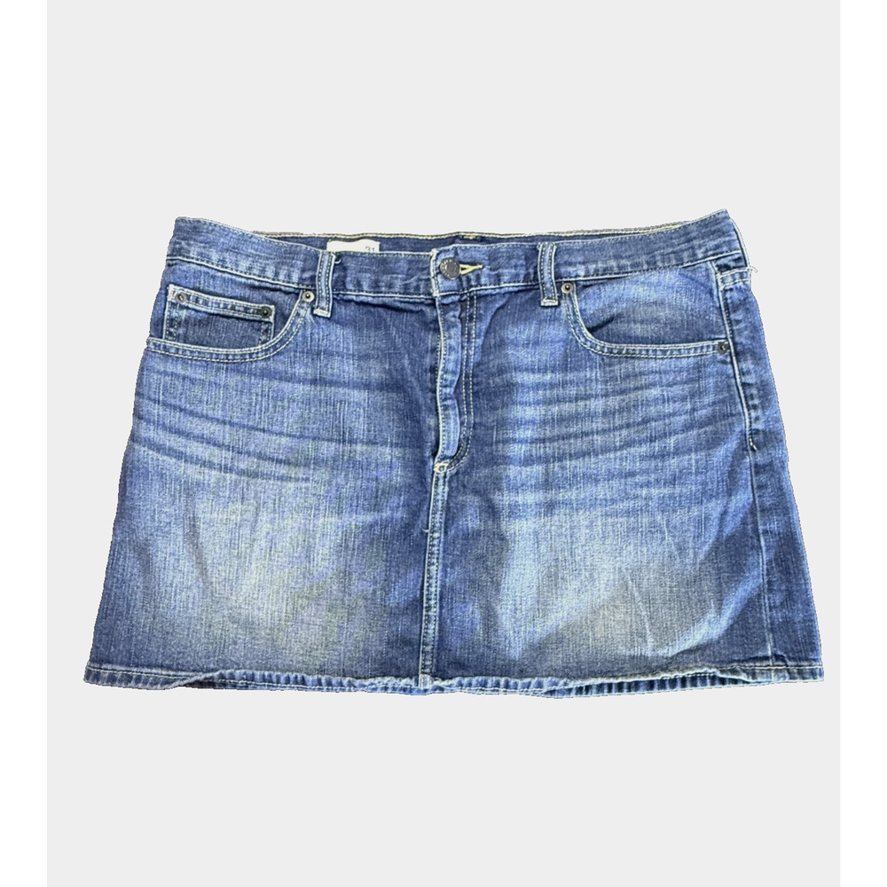 Gap Women's Size 31 Distressed Denim Mini Skirt